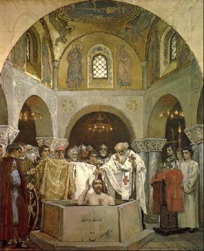 Крещение князя Игоря (65 kb)
